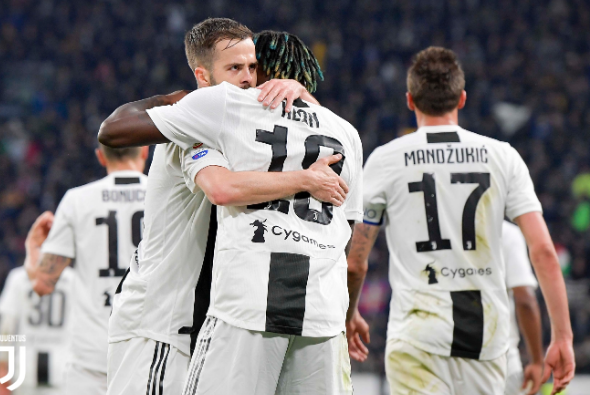  国际米兰锋线发威，蓝黑军团主场力克尤文图斯